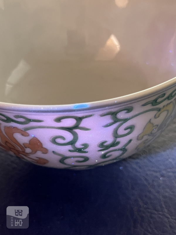 清雍正 仿成窑斗彩宝莲纹杯 - 图16